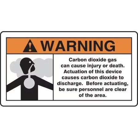 Accuform ANSI WARNING SAFETY SIGN CARBON MFXG346VA MFXG346VA